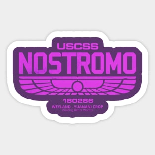 USCSS Nostromo Vintage Original Aesthetic Tribute 〶 Sticker